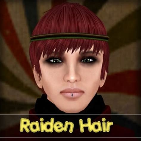 Second Life Marketplace Zanzo Raiden Hair Fatpack 30 Colors