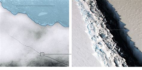 A Crack In An Antarctic Ice Shelf Grew 17 Miles In The Last Two Months