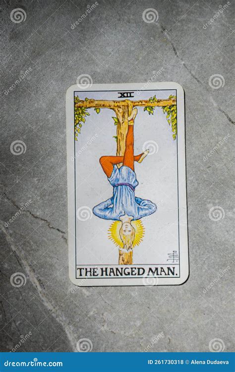 Tarot Xii 12 Twelve The Hanged Man Editorial Stock Photo Image Of