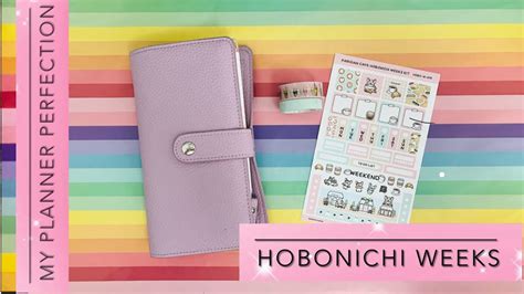 Plan With Me Hobonichi Weeks My Planner Perfection YouTube