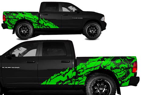 Dodge Ram 1500/2500 (2009-2018) 5.7 BED Custom Vinyl Decal Kit - NIGHT – Factory Crafts