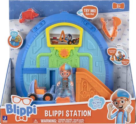 Blippi Wonders Station Playset Explore Include Una Stazione Da Gioco