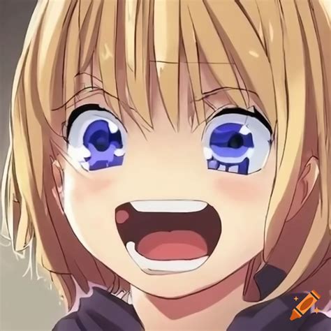 Cute Anime Kid Laughing Uncontrollably On Craiyon