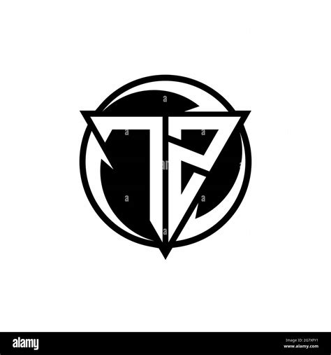 Tz modern logo hi-res stock photography and images - Alamy