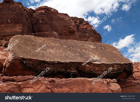 Dinosaur Track Site On Potash Road Stock Photo 1799970187 Shutterstock