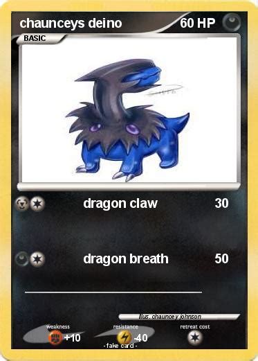 Pokémon Chaunceys Deino Dragon Claw My Pokemon Card