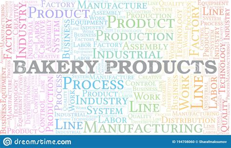 Bakery Word Cloud Royalty Free Stock Photography