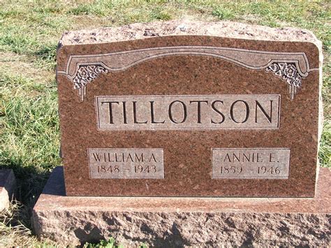 Anna E Hull Tillotson 1859 1946 Memorial Find A Grave