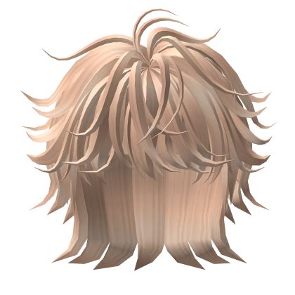 Messy Wavy Hair Cut Blonde Roblox