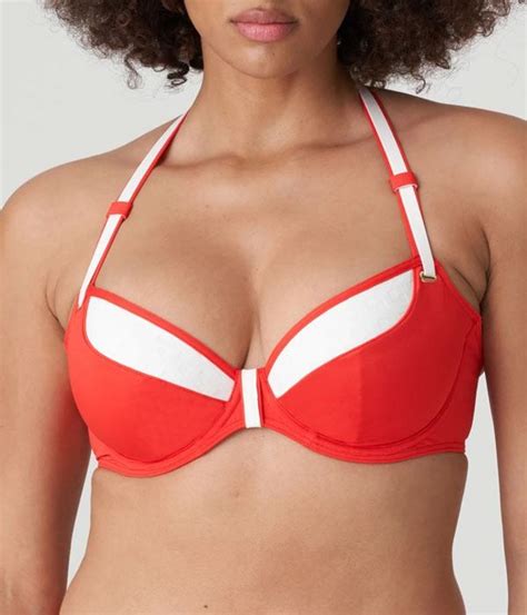 Sujetador Bikini Con Aros Rojo Istres Primadonna Swim