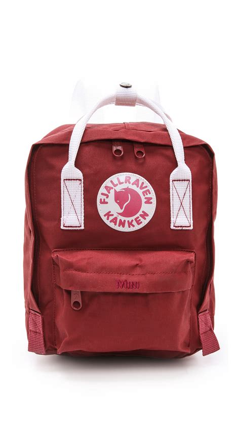 Lyst Fjallraven Kanken Mini Backpack In Red