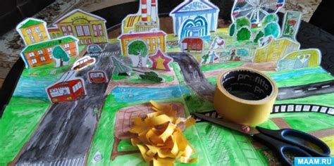 Макет города из бумаги своими руками (10 фото). Воспитателям детских ...