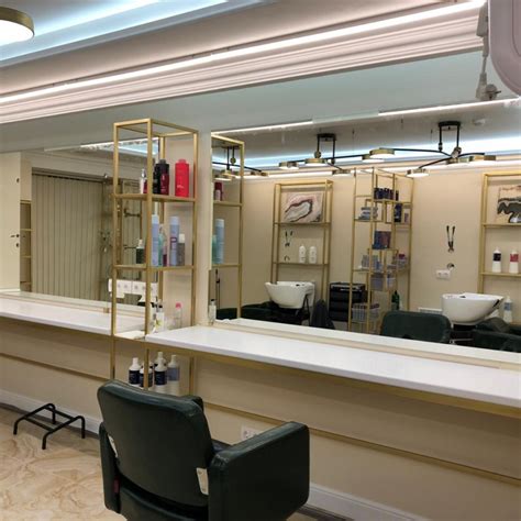 Зеркала с полировкой для салона красоты - портфолио Инфинити-Гласс