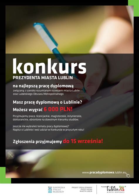 Studencie Absolwencie Konkurs na najlepszą pracę dyplomową