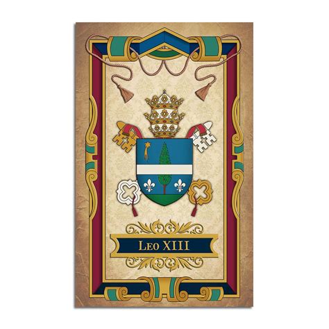 Coat Of Arms Of Pope Leo XIII Rug - Stormmerch Exclusive | StormMerch