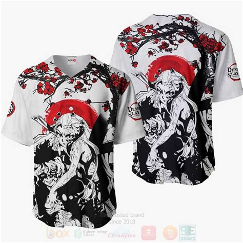 HOT Gyutaro Kimetsu Anime AOP Baseball Jersey Boxbox Branding Luxury T Shirts Online In USA