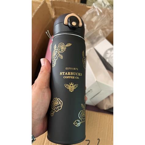 Bình nước Starbucks mẫu hot ly giữ nhiệt inox nắp kín Bộ sưu tập Qimato Shopee Việt Nam