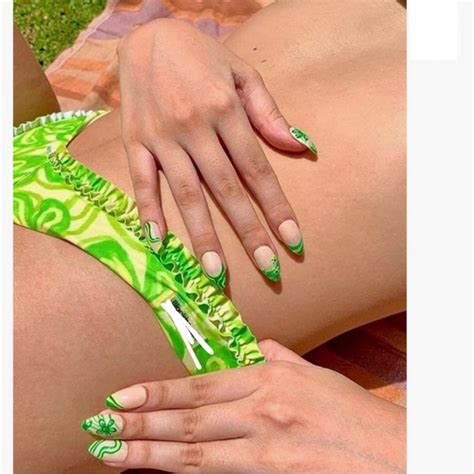 Swim 2pc Bikini Set Ruffle Lettuce Trim Retro Floral Nwt Poshmark