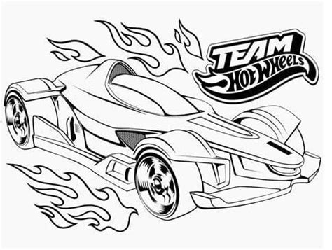 Imagem Hot Wheels grátis para colorir imprimir e desenhar Coloringlib