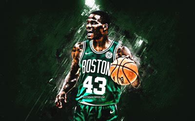 Download wallpapers Javonte Green, NBA, Boston Celtics, green stone ...