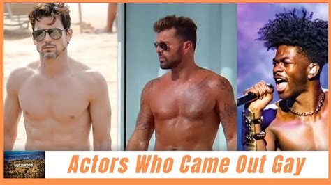 Top Most Handsome Actors Who Came Out Gay Then And Now Youtube