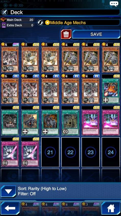 My Ancient Gear Deck Yu Gi Oh Duel Links Amino