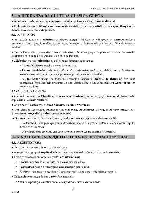 A civilización grega 1º ESO PDF