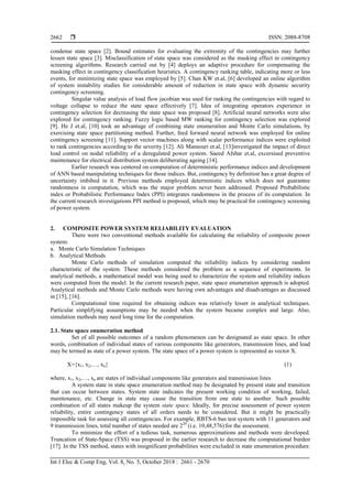 Probabilistic Performance Index based Contingency Screening for ...