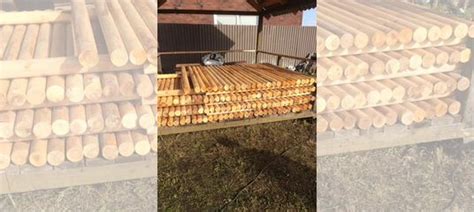 Столбики для забора деревянные купить в Красноярске | Товары для дома и ...