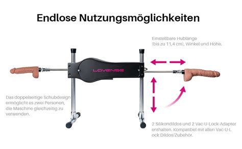 LOVENSE Premium Sexmaschine Mit APP Fernsteuerung Bluetooth Fickmaschinen Mit Dildo