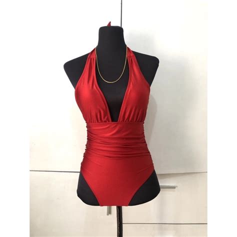 Wanderlust One Piece Bikini Medium Shopee Philippines