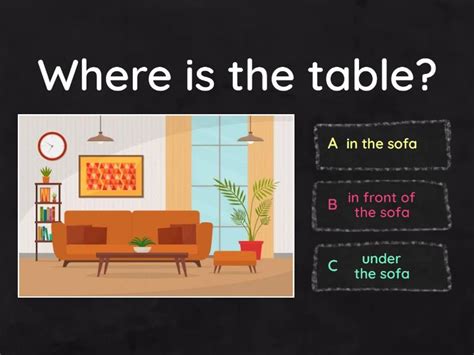 Prepositions Of Place Cuestionario