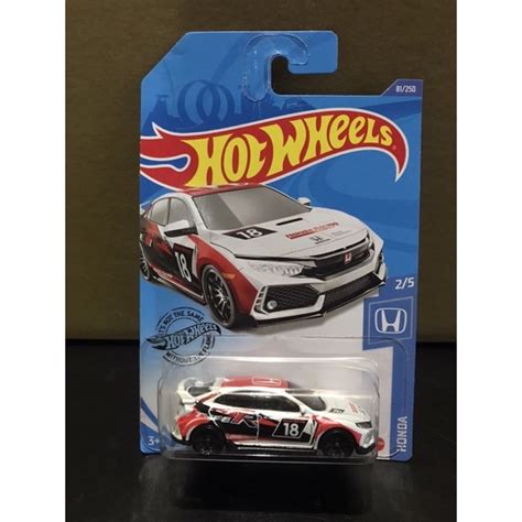 Hot Wheels 風火輪 2018 Honda Civic Type R 蝦皮購物
