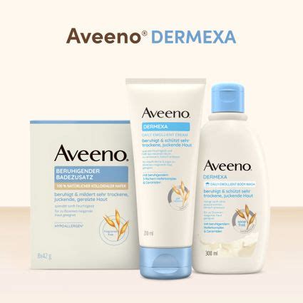 Aveeno Dermexa Feuchtigkeitsspendende Emollientien Creme F R Trockene