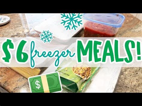 BUDGET FAMILY MEALS FOR THE FREEZER // EASY MEAL PREP ON A BUDGET - YouTube