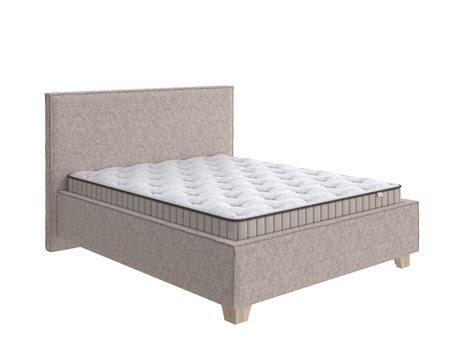 Кровать евро 200х220 см бежевая Hygge Simple - купить за 60000 руб в ...