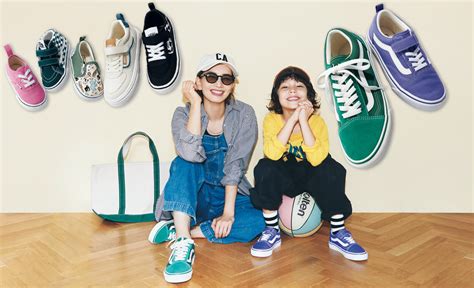 【vansのスニーカーで親子リンクコーデ】ママ、キッズ、かわいいベビー靴も要チェック！ Lee