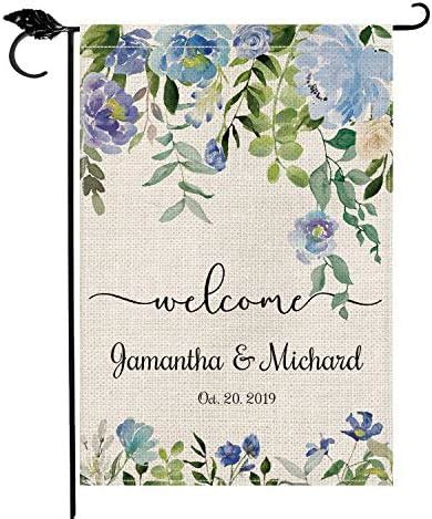 Amazon Welcome Bride And Groom Wedding Garden Flag X Inch