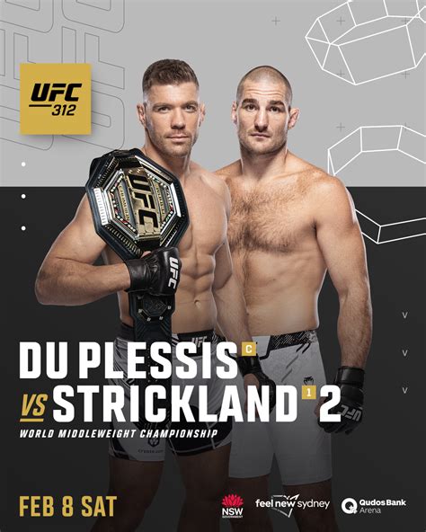 Ufc 312 Poster December 13 2024 Mma Photo