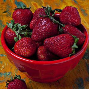 Strawberry On Fork Photograph By Garry Gay Fine Art America