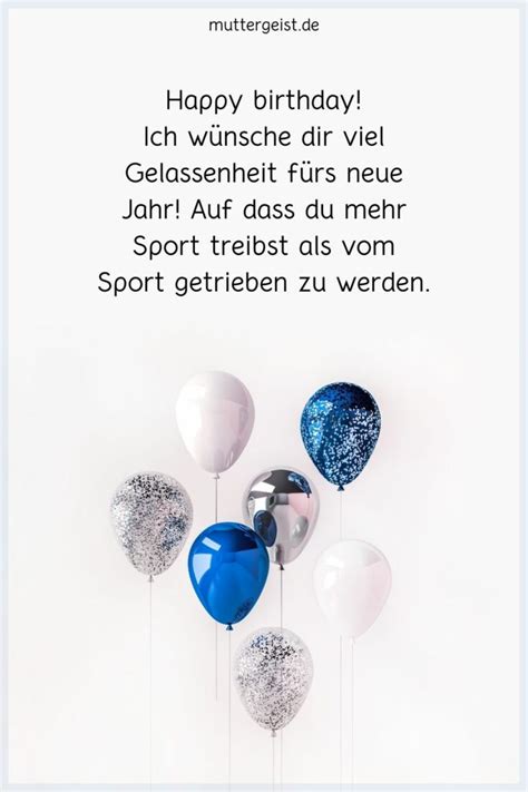 Sportliche Geburtstagsw Nsche Tolle Spr Che Mit Sportsgeist