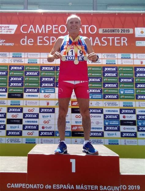 El Velocista Ngel Salinas Triplete De Oro En El Campeonato De Espa A