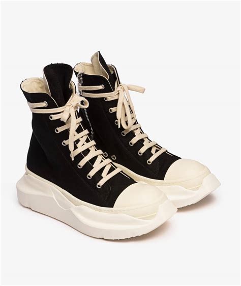 Rick Owens DRKSHDW Abstract Sneakers en color Negro | SVD
