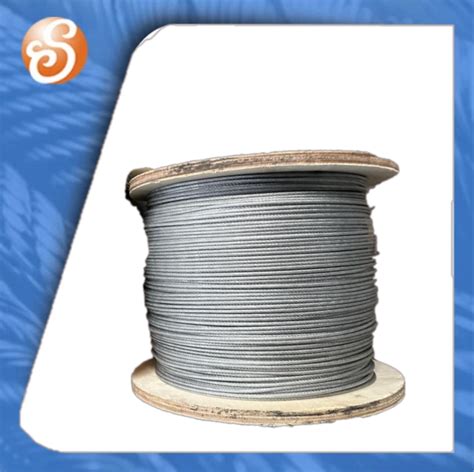 China 6X19 FC Steel Wire Rope 20MM GALVANIZED CABLE Manufacturers