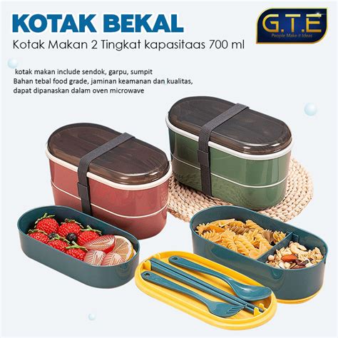 Jual Gte Kotak Makan Siang Lapis Kotak Makan Siang Anak Kotak