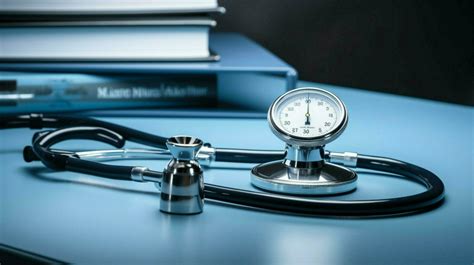 Stethoscope On Clean Table Doctor Work Tool 32947194 Stock Photo At