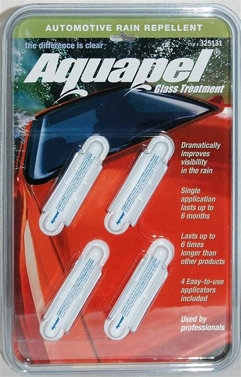AQUAPEL Glass Treatment 4 Pack