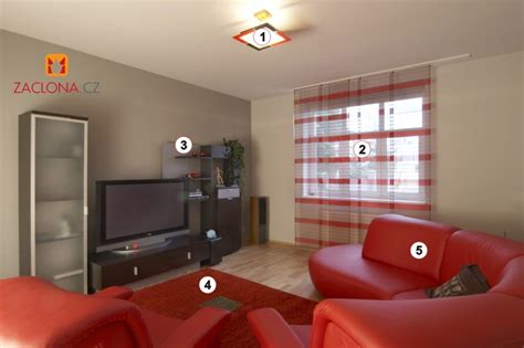 Japanische Wand In Rotem Zimmer Heimtex Ideen