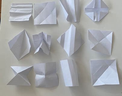 paper folding projects   logos illustrations