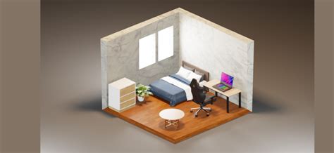 Blender 3D Isometric Room Tutorial Easy And Beginner Tutorial